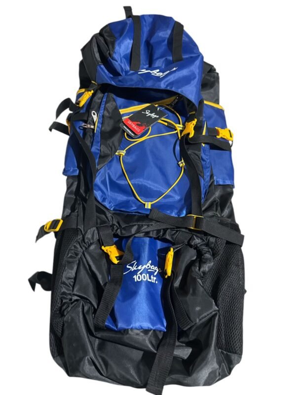 100L Skybags Backpack Black & Blue