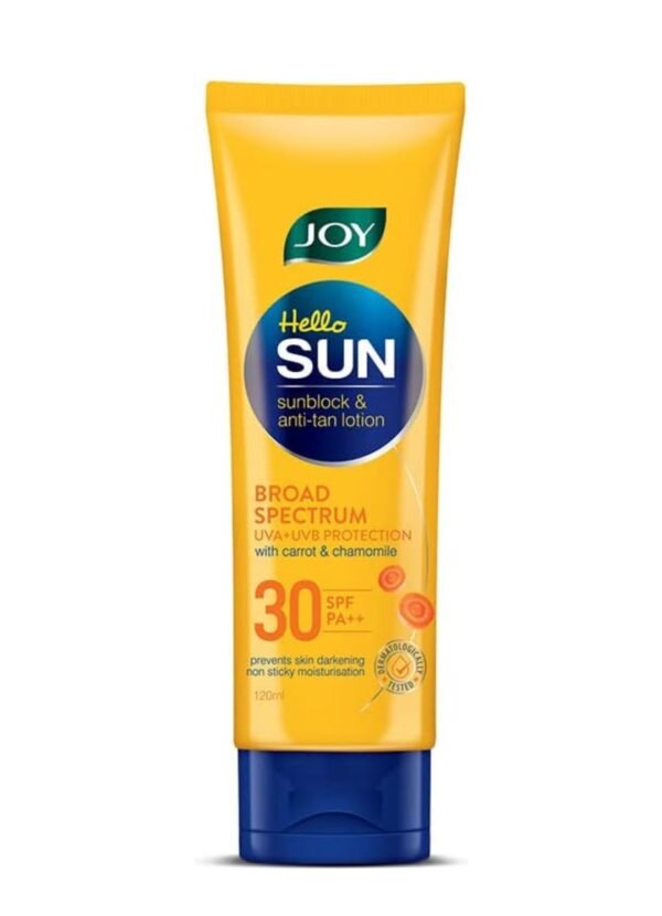 Joy sun cream lotions