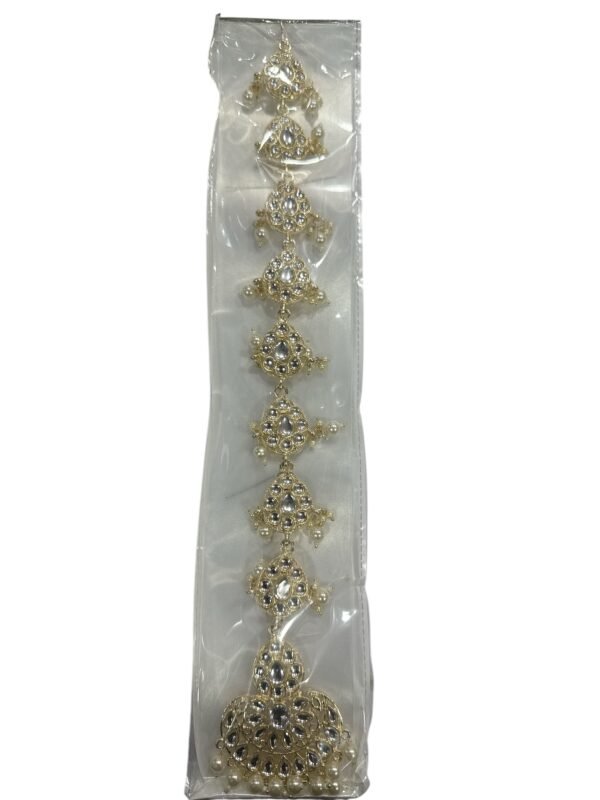 Diamond shape  bridal wedding prandaa choti