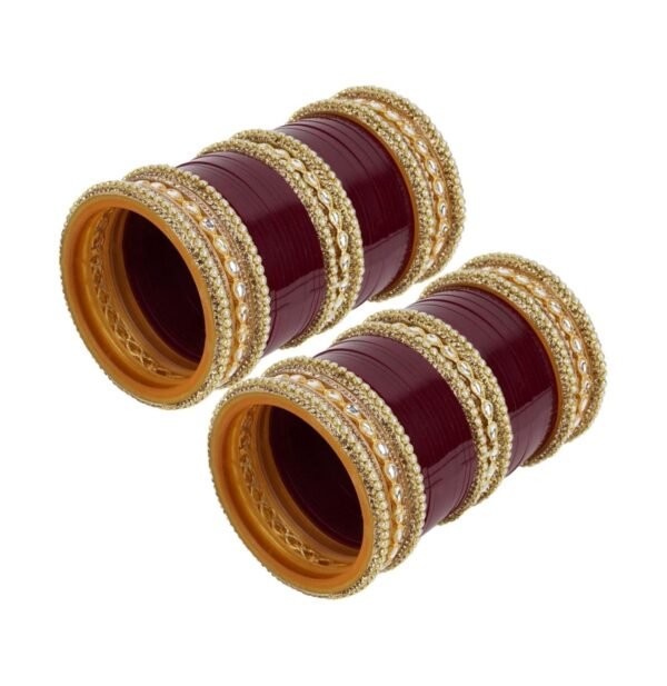 Women's Designer Bridal  Chuda Bangle Set - Image 3