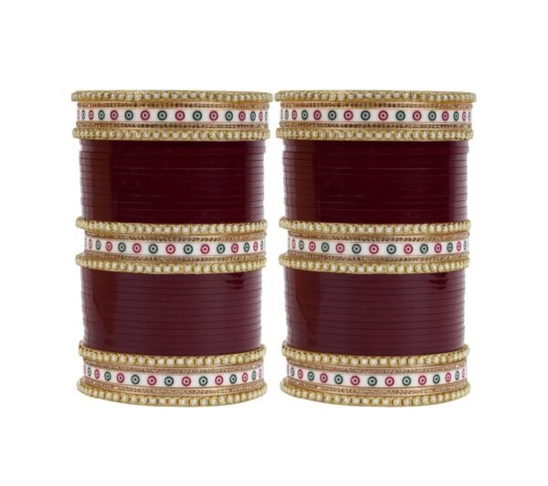 Women's Designer Bridal  Chuda Bangle Set - Image 5