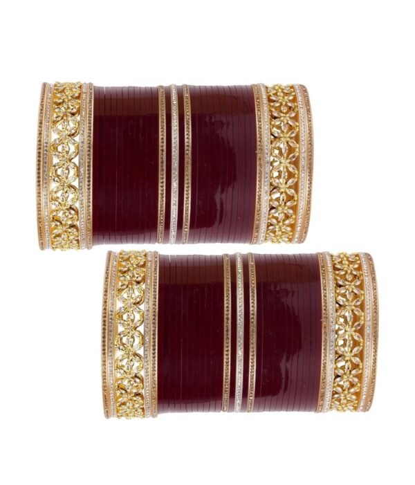 Women's Designer Bridal  Chuda Bangle Set - Image 8