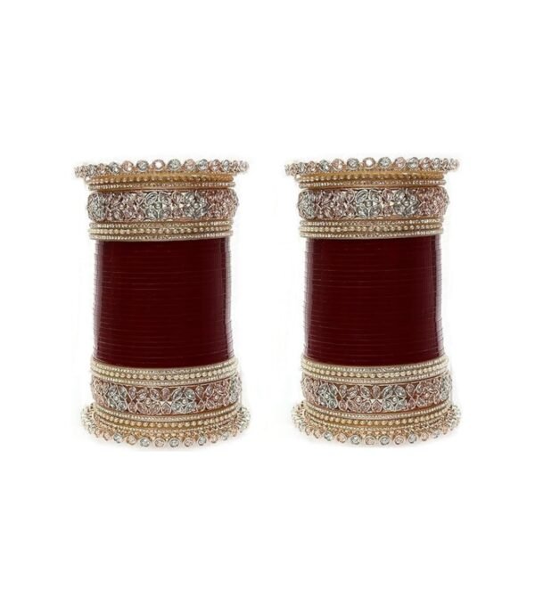 Women's Designer Bridal  Chuda Bangle Set - Image 9