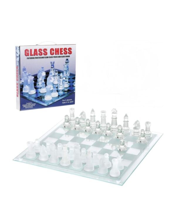 Fine crystal chess board  with mirror surface