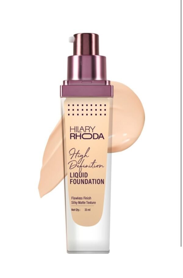 Hilary Rhoda High Definition Foundation | Hides Pores & Blemishes