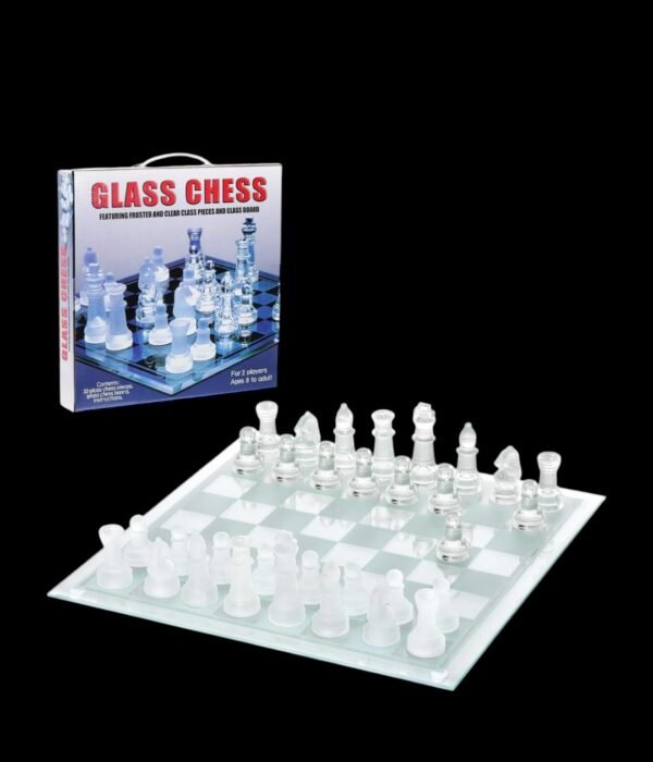 Fine crystal chess board  with mirror surface - Image 6